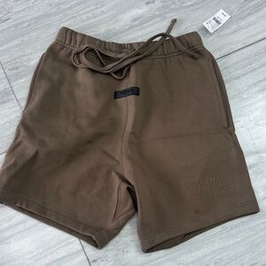 Essentials Athletic Shorts in Brown